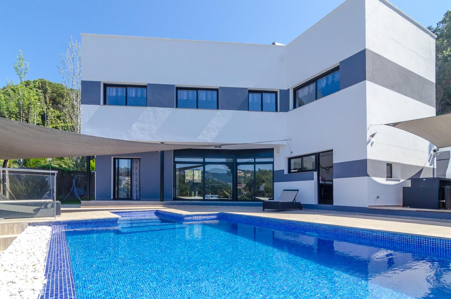 Piscina de Casa o xalet en venda en Lloret de Mar amb Calefacció, Jardí privat i Terrassa