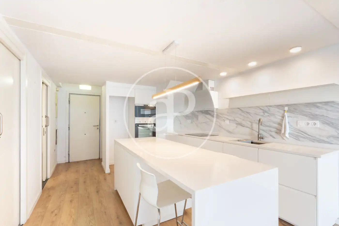 Kitchen of Flat for sale in Valencia  with Air Conditioner, Heating and Terrace