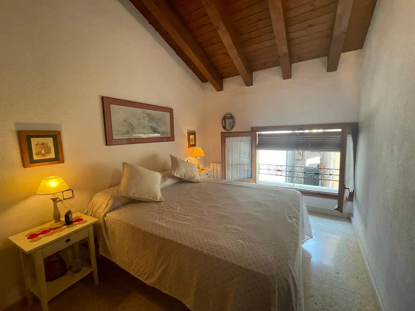 Habitación de Casa adosada en venta en Sant Pau de Segúries con Calefacción, Amueblado y Balcón