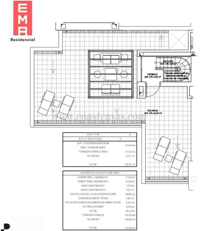 Ático con piscina en venta en Orihuela Costa, imagen 29