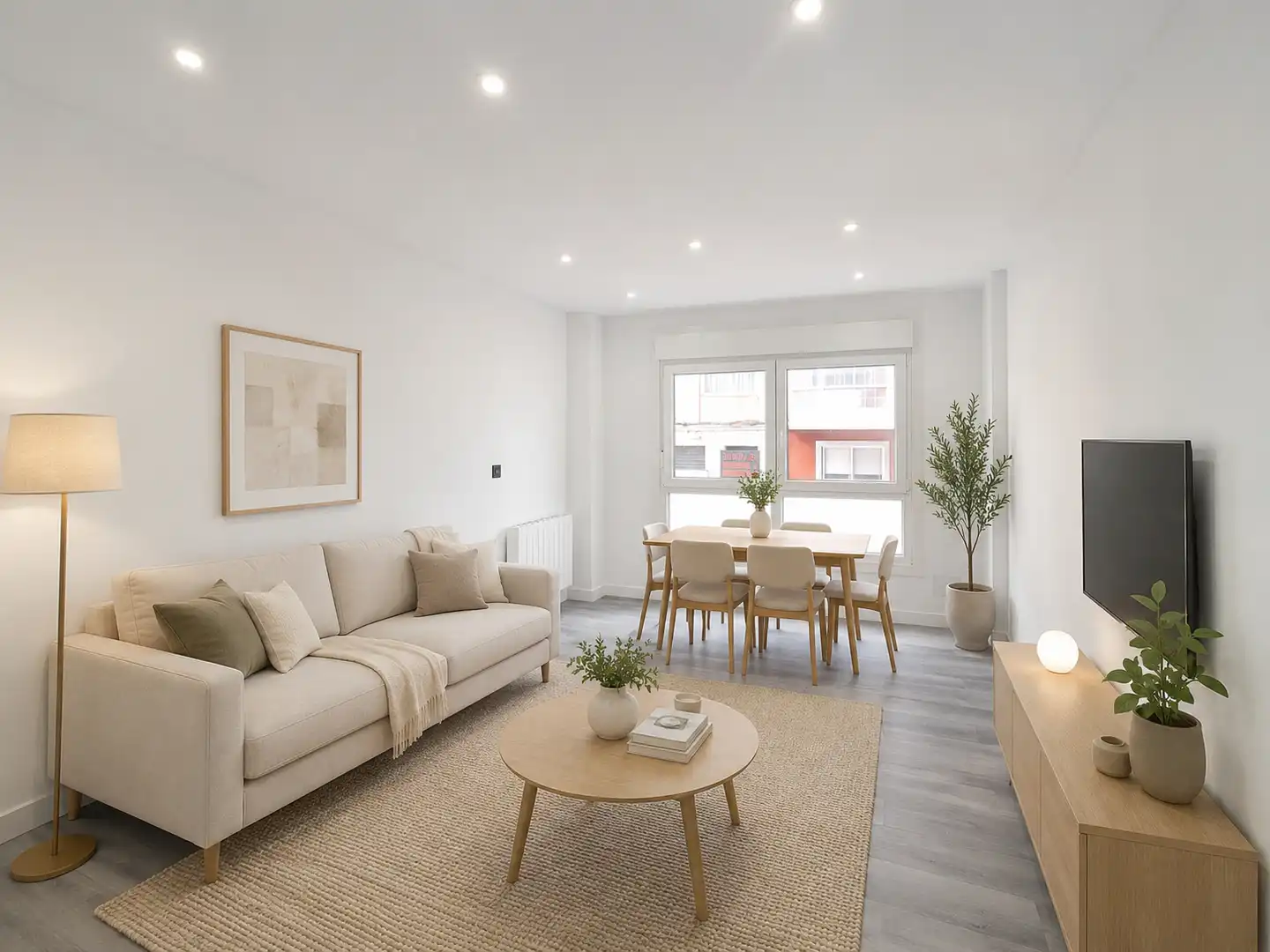 Sala de estar de Piso en venta en Vigo  con Calefacción, Trastero y Horno