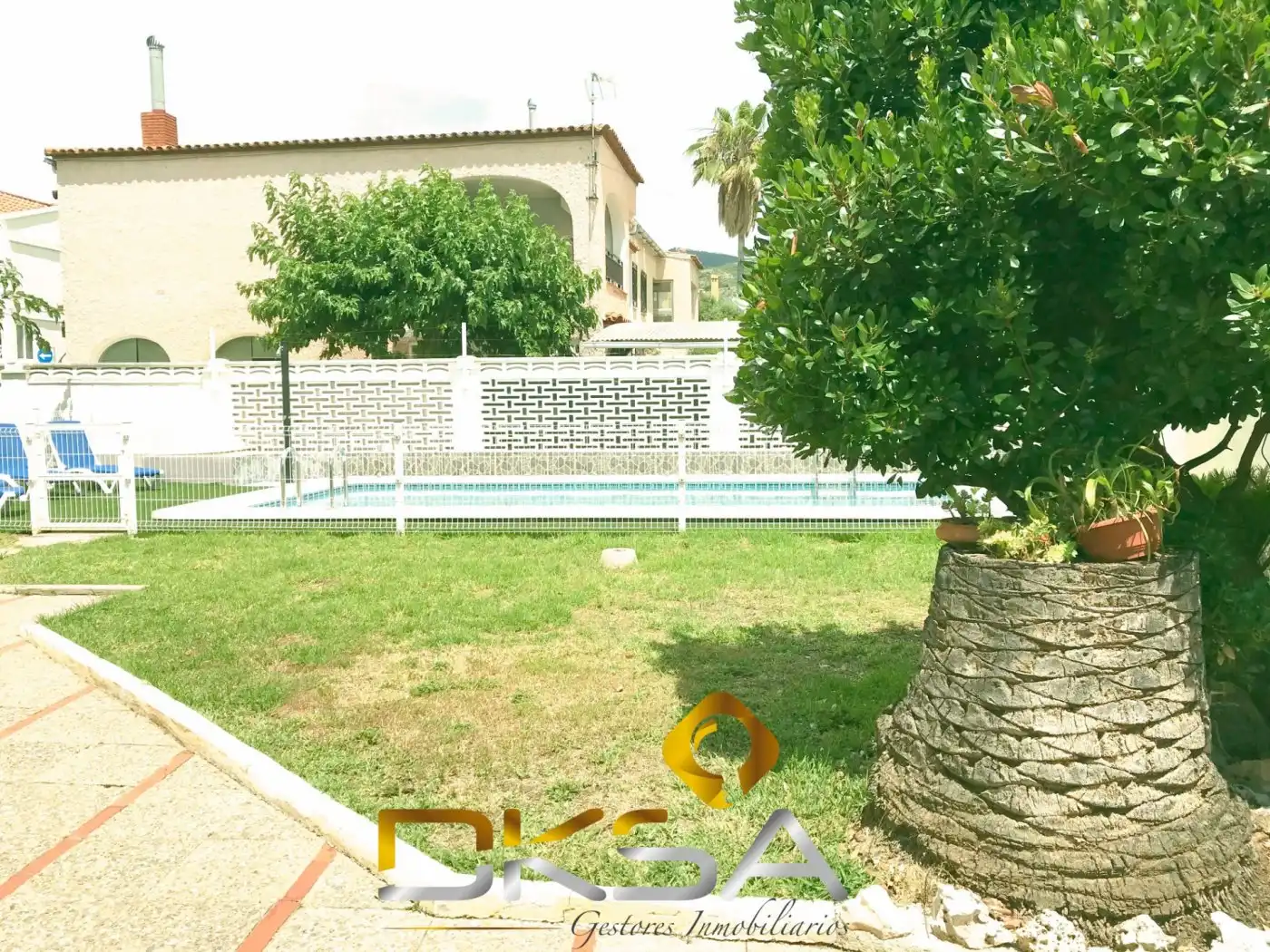 Jardí de Casa adosada en venda en Benicasim / Benicàssim amb Calefacció, Jardí privat i Terrassa