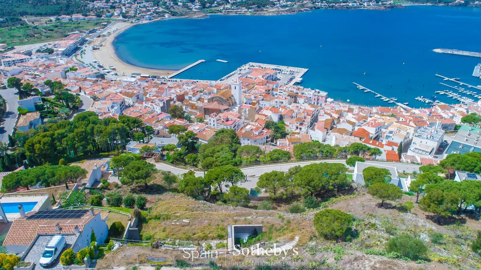 Vista exterior de Casa o chalet en venta en El Port de la Selva con Aire acondicionado, Jardín privado y Terraza