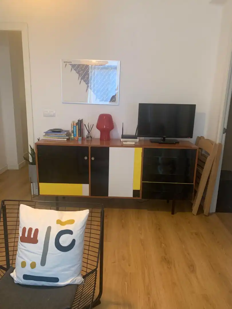 Living room of Flat for rent in Málaga  with Air Conditioner, Furnished and Washing machine