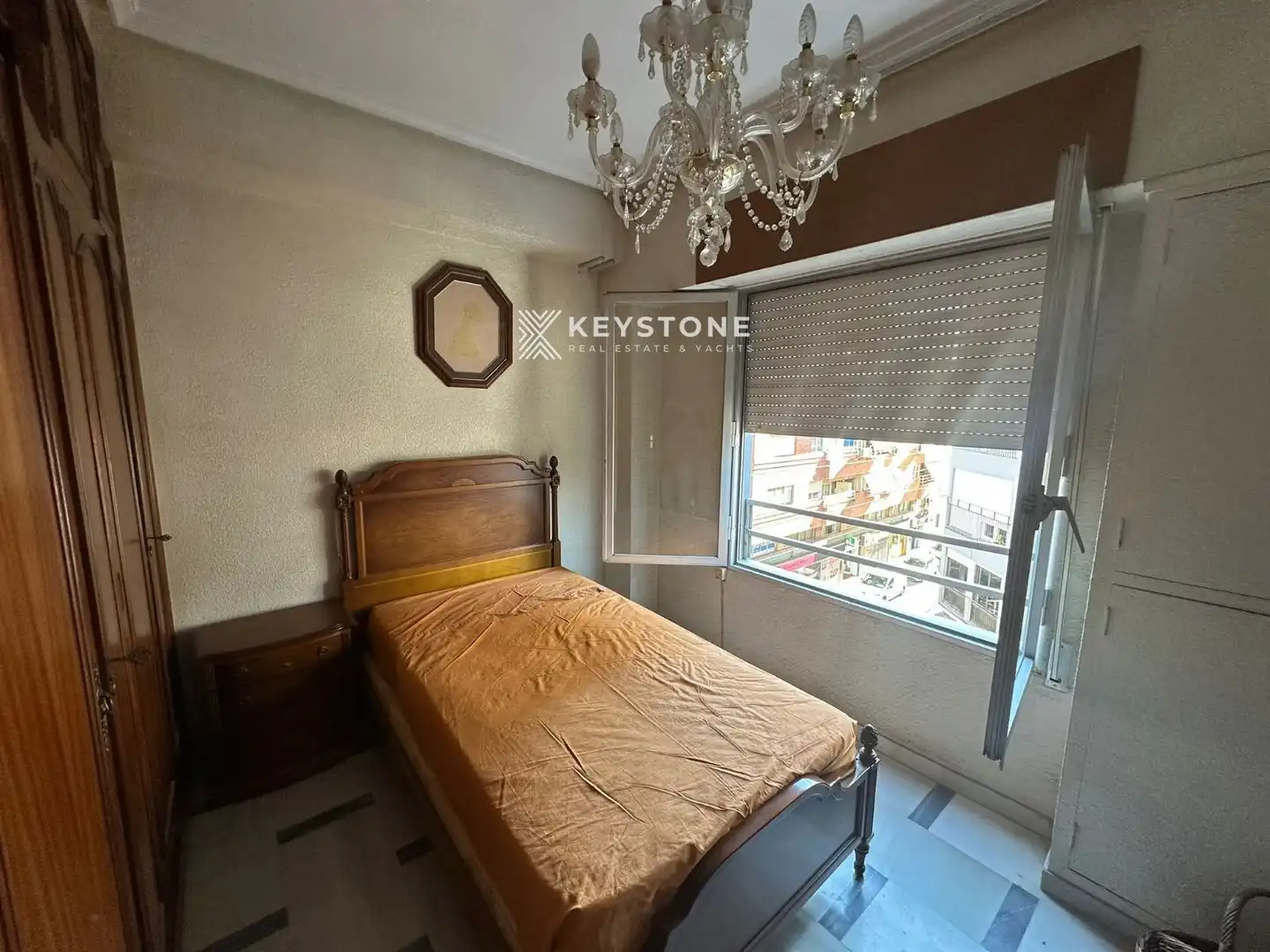 Bedroom of Flat for sale in Alicante / Alacant  with Heating, Terrace and Furnished