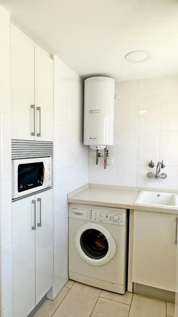 Cocina de Apartamento de alquiler en Gandia con Aire acondicionado, Calefacción y Terraza