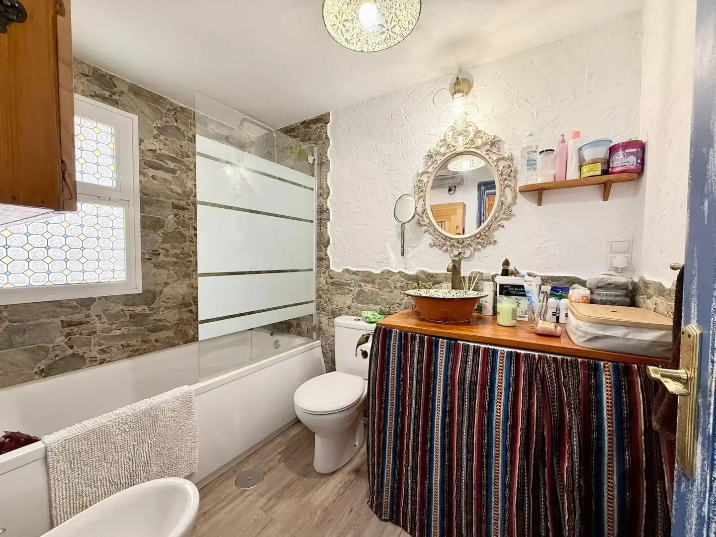 Bathroom of Flat for sale in Roquetas de Mar  with Air Conditioner, Terrace and Furnished