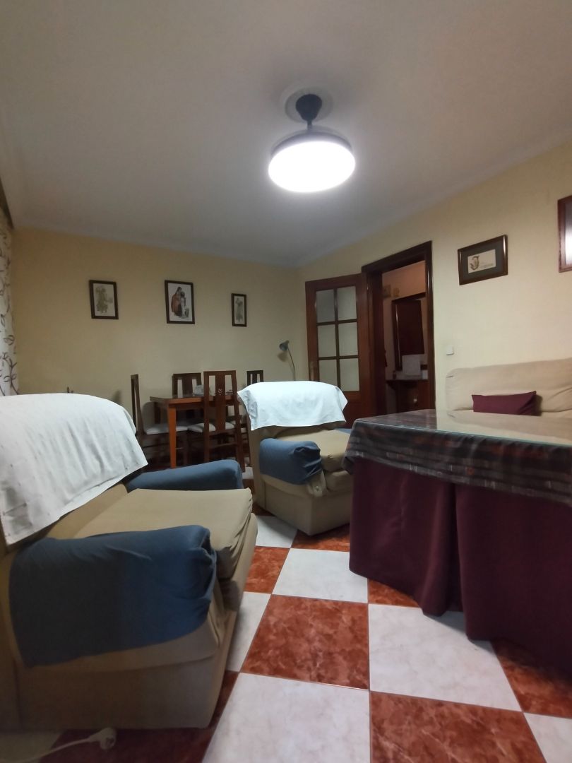Sala de estar de Piso en venta en  Sevilla Capital con Aire acondicionado