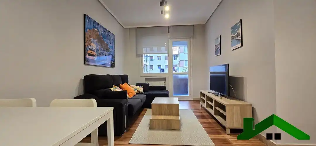Sala de estar de Piso de alquiler en Bilbao  con Calefacción, Terraza y Horno