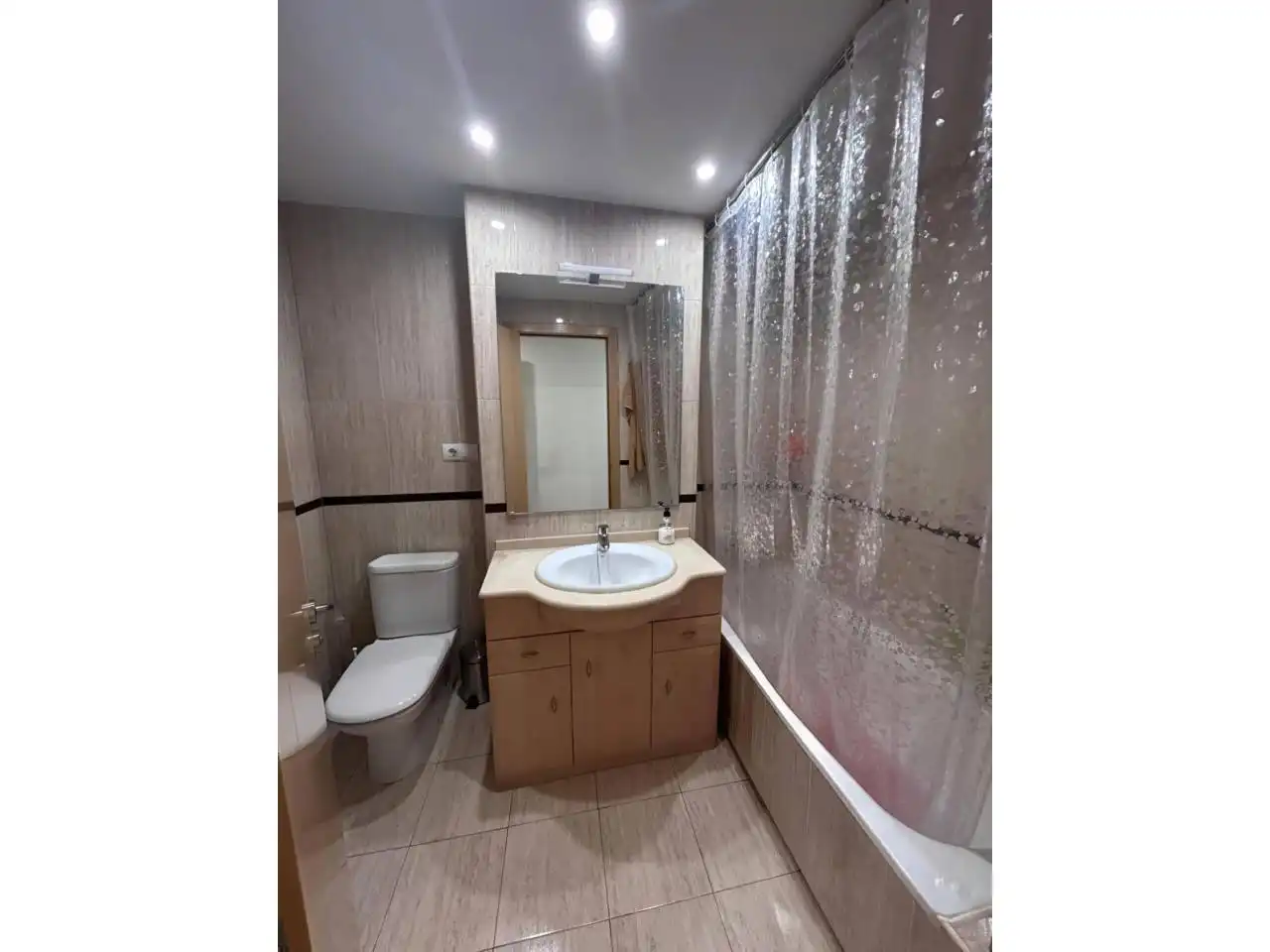 Badezimmer von Wohnung zur Miete in San Jorge / Sant Jordi mit Klimaanlage, Heizung und Terrasse