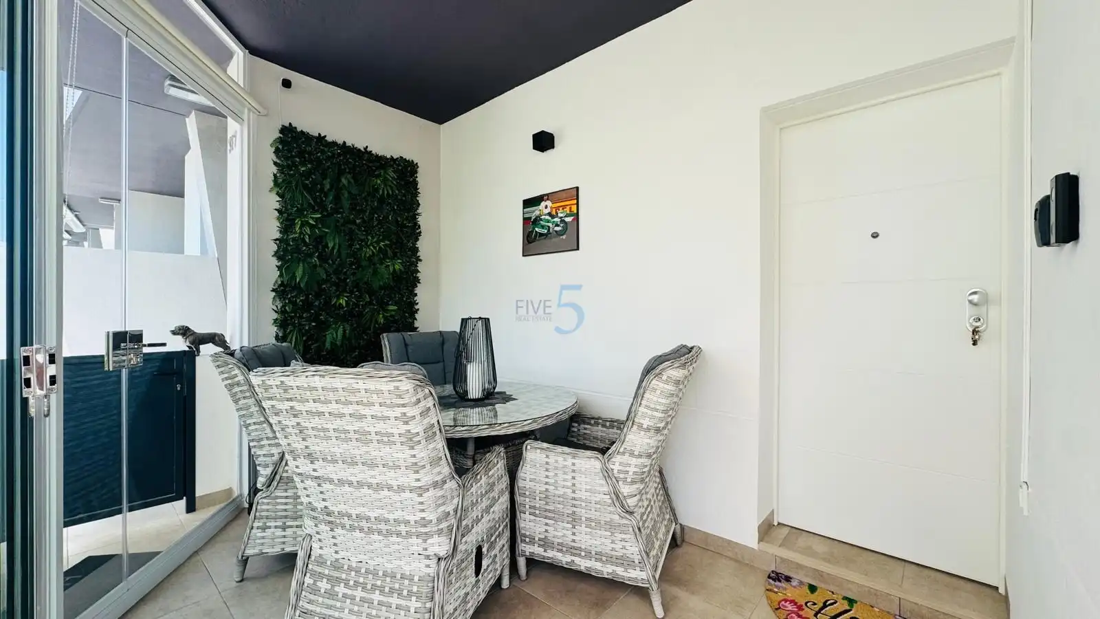 Terrasse von Wohnung zum Verkauf in Santa Pola mit Klimaanlage, Terrasse und Schwimmbad