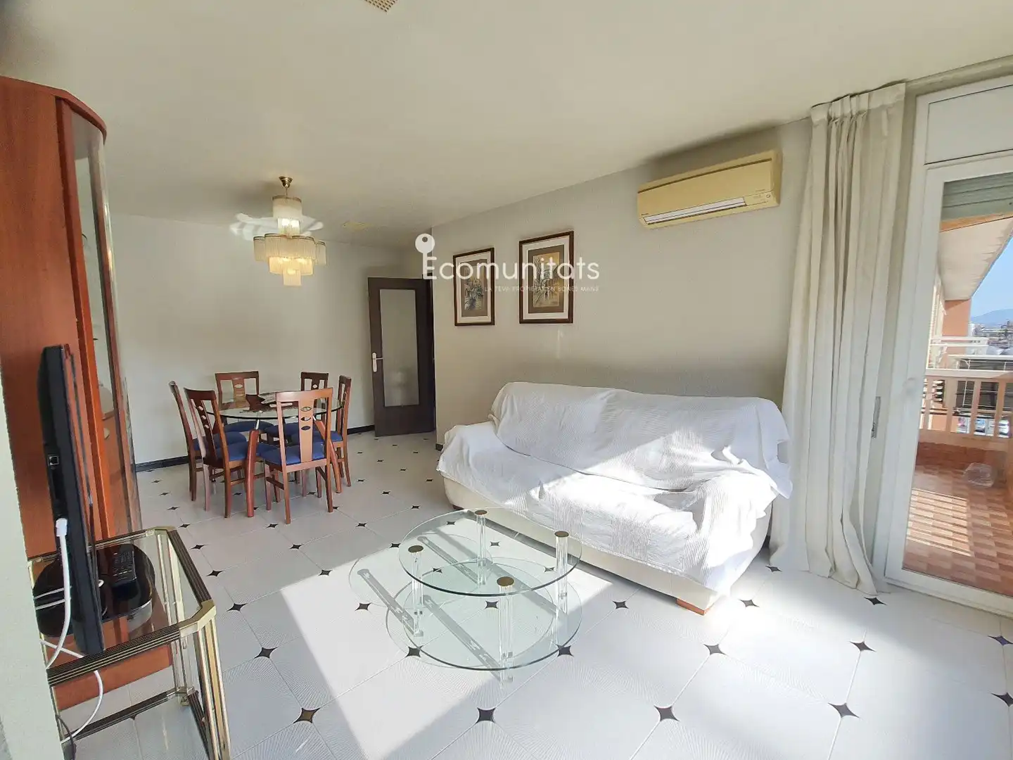 Wohnzimmer von Wohnung zur Miete in Tortosa mit Klimaanlage und Terrasse