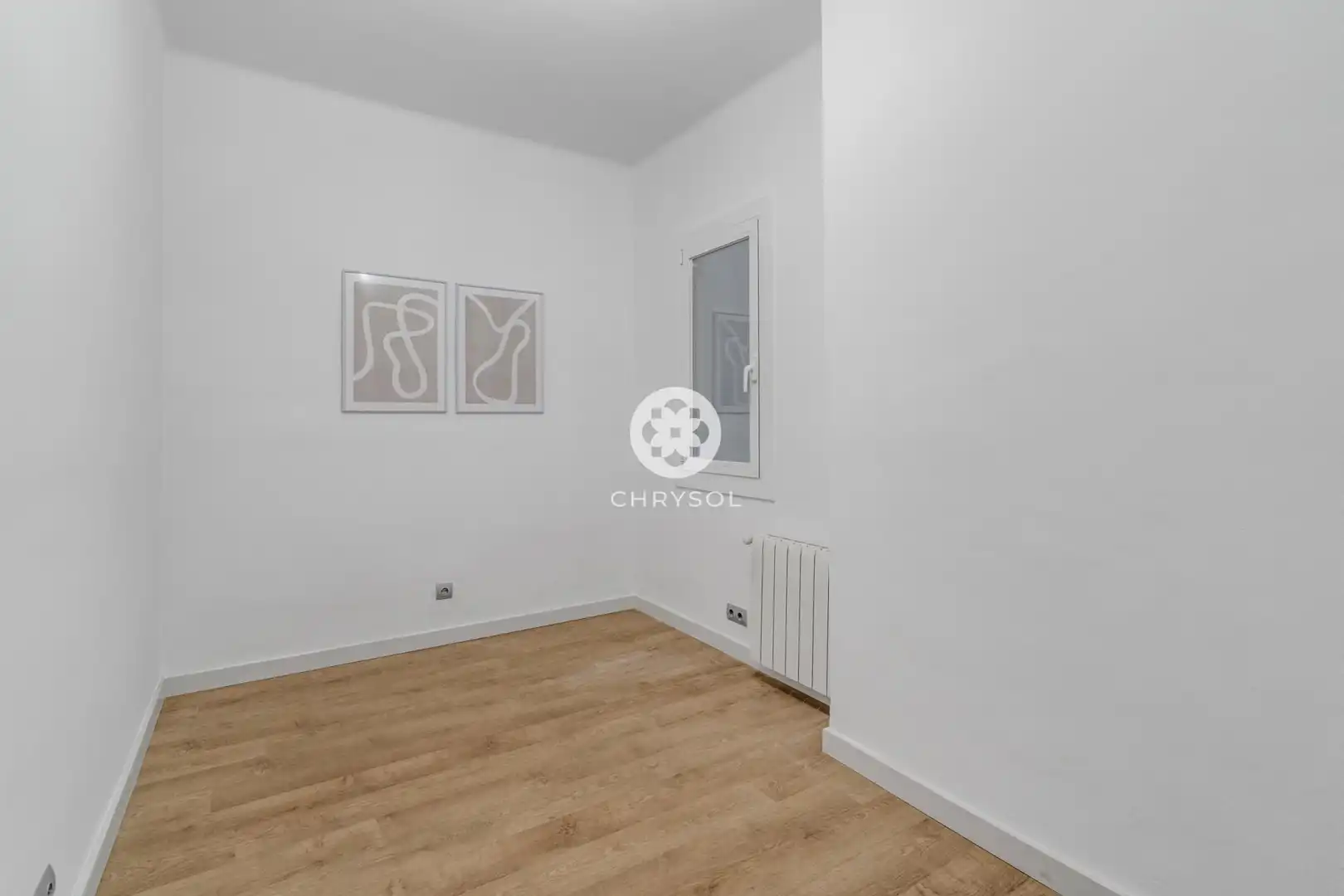 Schlafzimmer von Wohnung zum Verkauf in Barcelona mit Klimaanlage, Heizung und Parkett