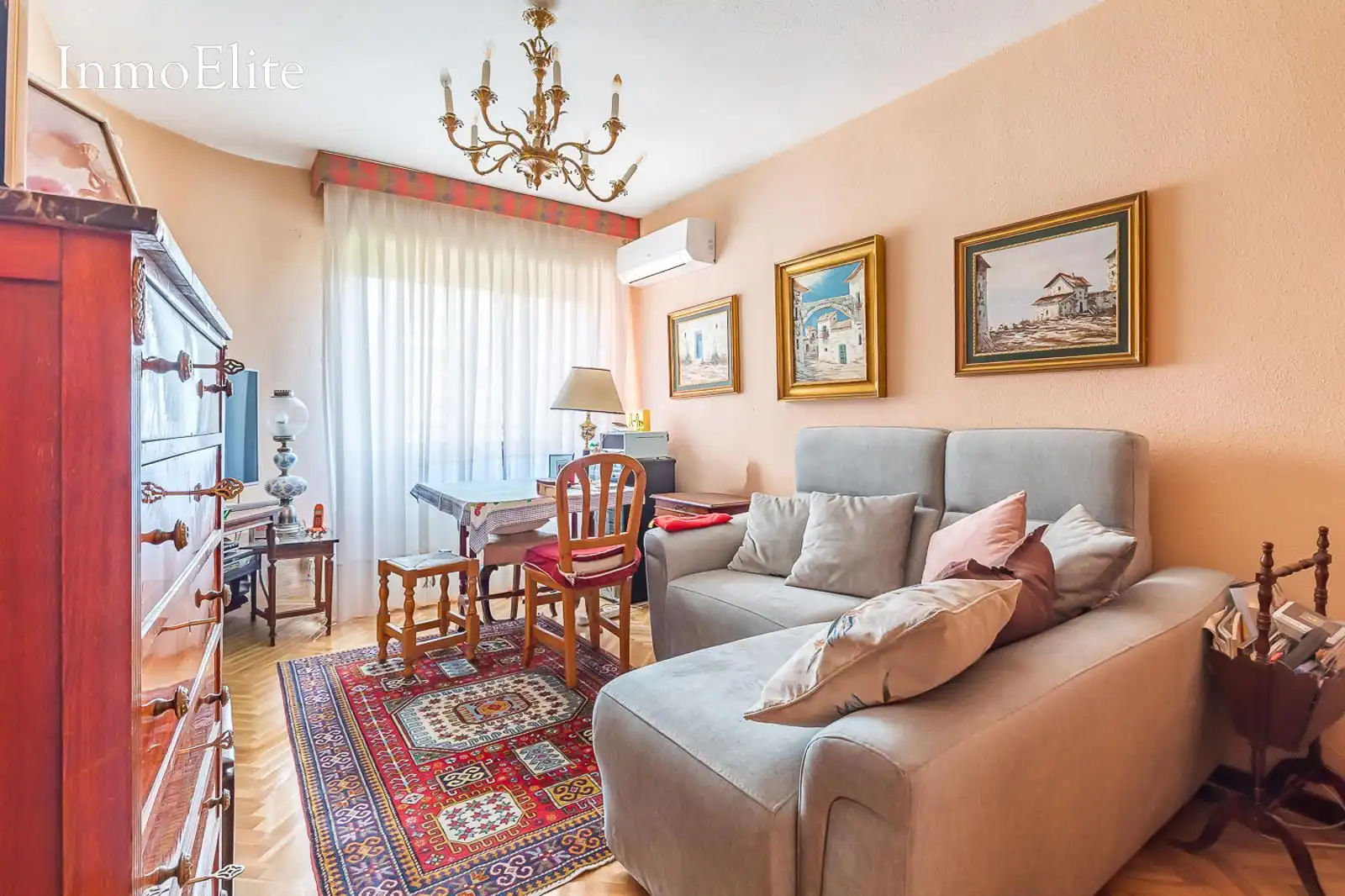 Sala de estar de Piso en venta en Madrid con Aire acondicionado, Calefacción y Parquet