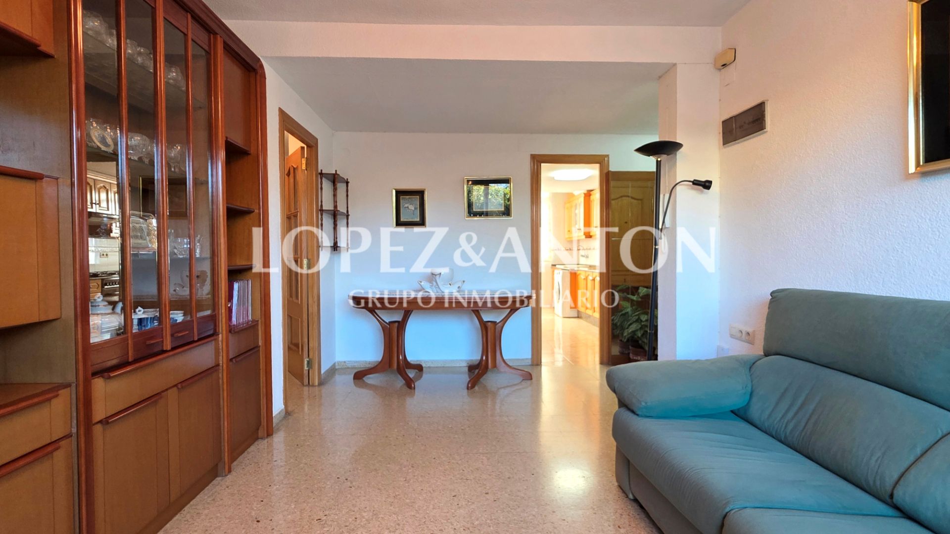 Sala d'estar de Pis en venda en L'Eliana amb Aire condicionat, Moblat i Forn