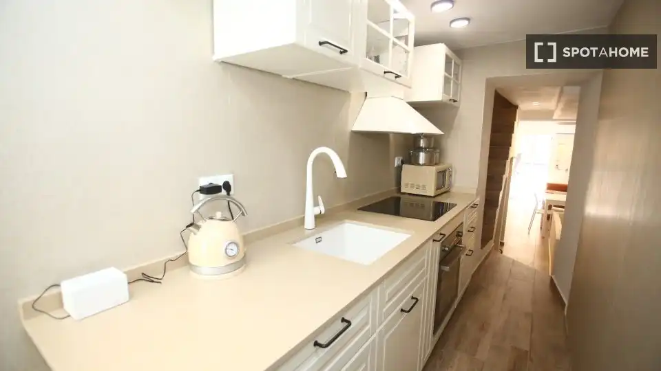 Kitchen of Flat for rent in Puçol  with Air Conditioner, Heating and Furnished