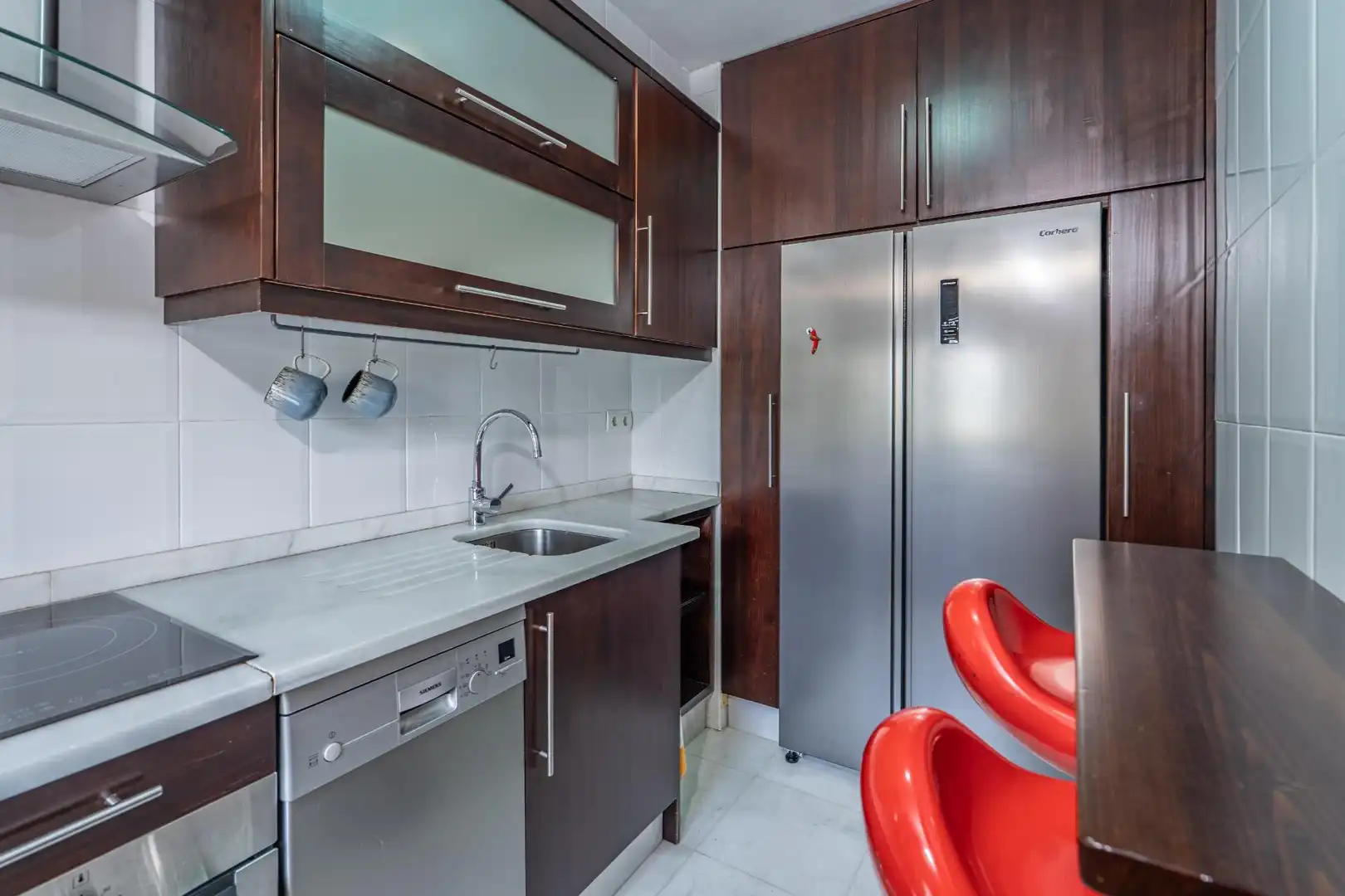 Kitchen of Flat for rent in Sevilla  with Air Conditioner, Heating and Furnished