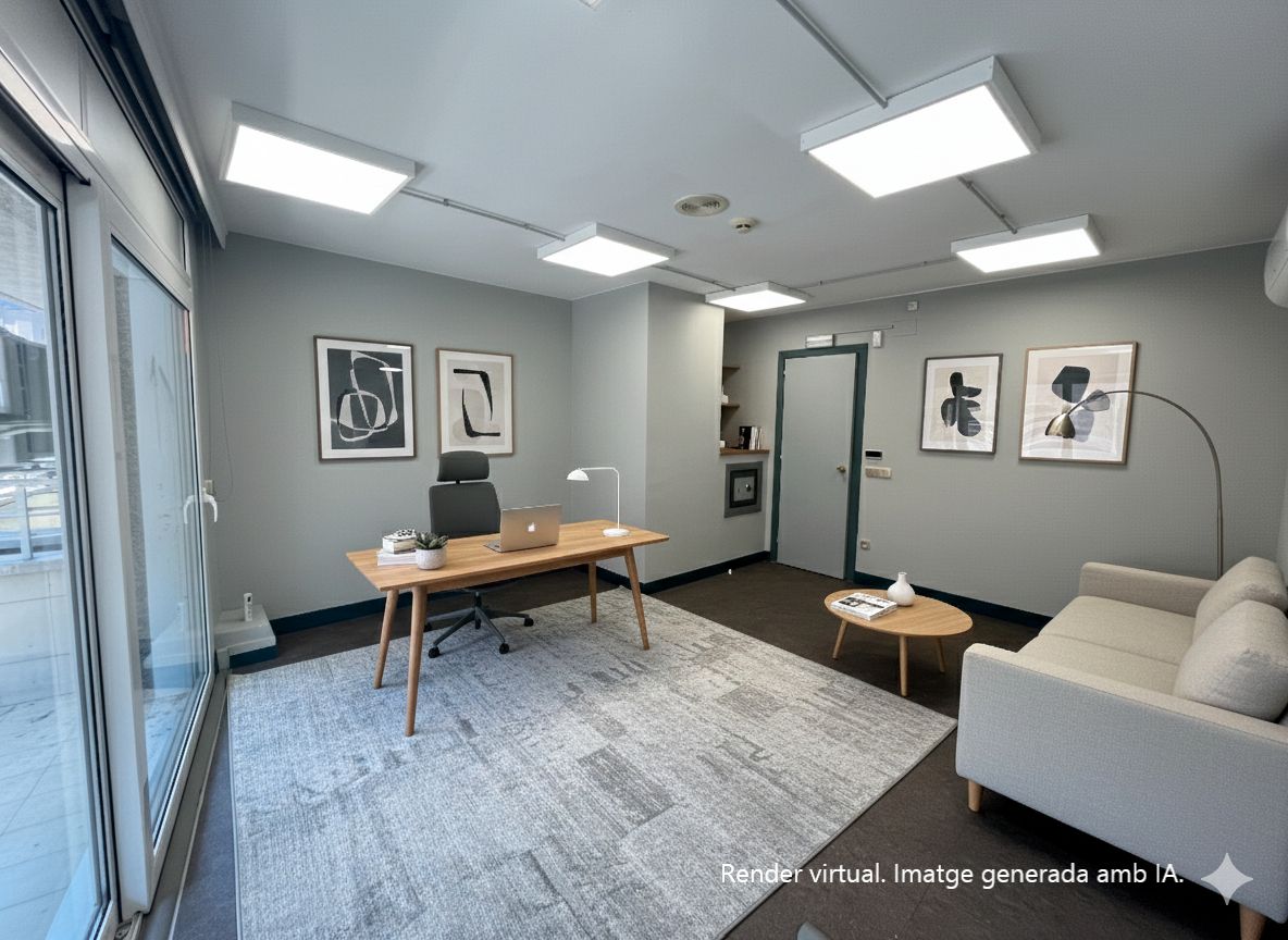 Oficina en venda en Girona Capital amb Aire condicionat, Calefacció i Terrassa