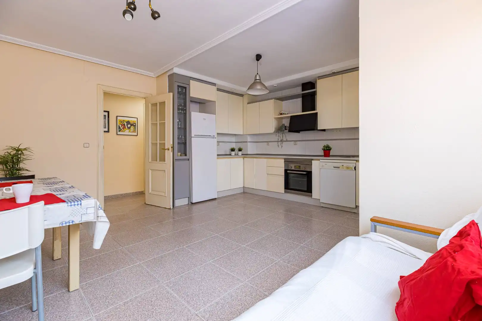Kitchen of Flat for sale in Murcia  with Air Conditioner, Furnished and Balcony