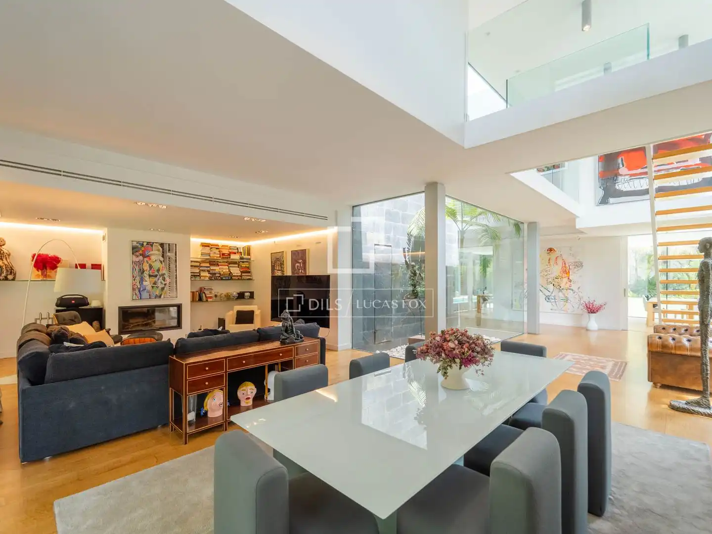 Sala de estar de Casa o chalet en venta en Godella con Aire acondicionado, Calefacción y Jardín privado