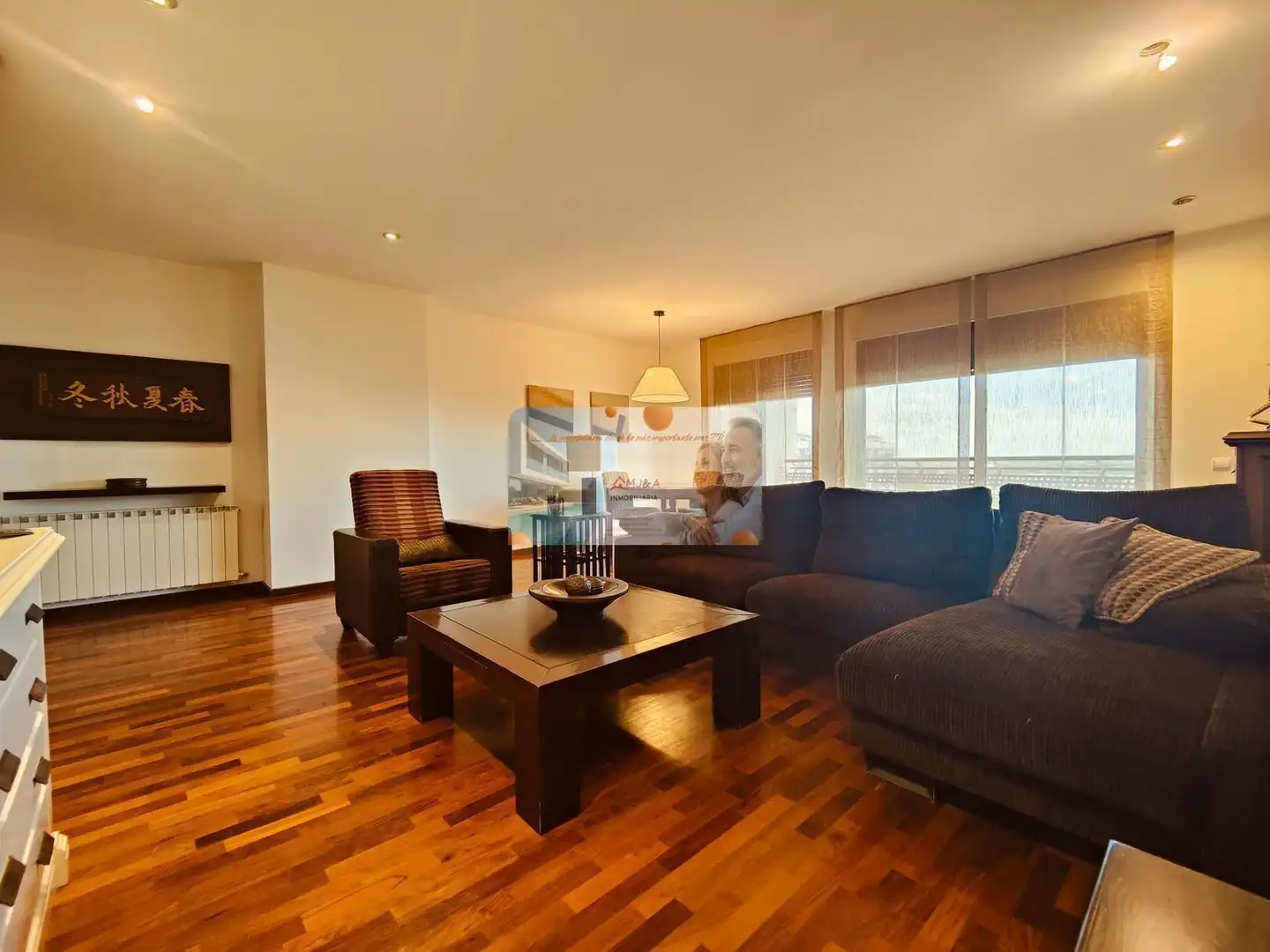 Sala de estar de Dúplex de alquiler en Castellón de la Plana / Castelló de la Plana con Aire acondicionado, Calefacción y Parquet