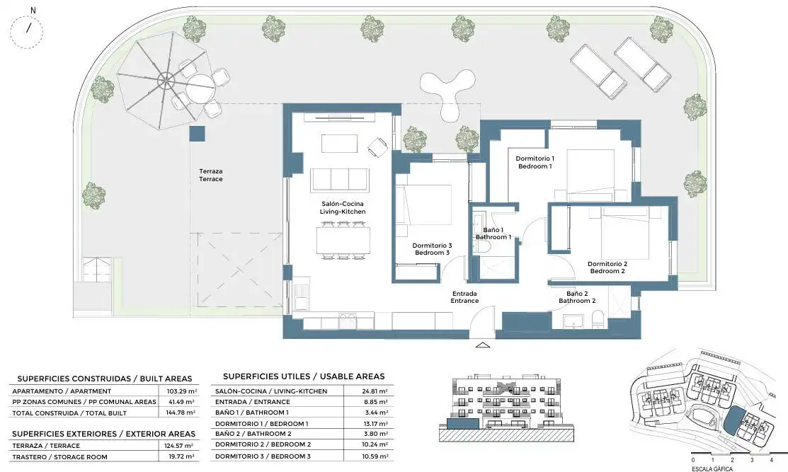 Apartament amb terrassa en venda a Campo de Murcia, imagen 25