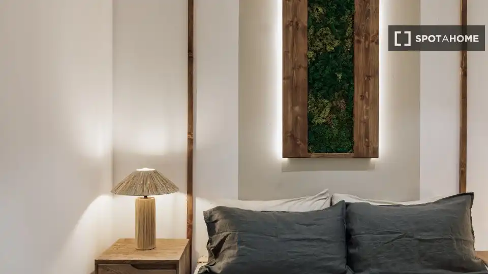 Habitación de Piso de alquiler en Barcelona con Aire acondicionado, Calefacción y Amueblado