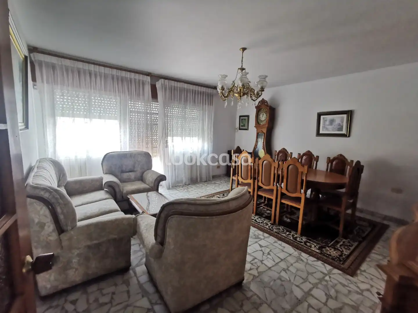 Sala de estar de Casa o chalet en venta en Meaño con Jardín privado, Terraza y Trastero