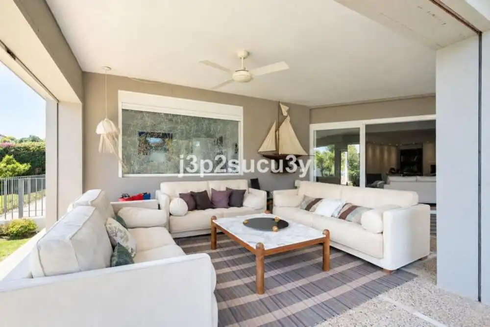 Terrassa de Casa o xalet de lloguer en Marbella amb Aire condicionat, Jardí privat i Terrassa