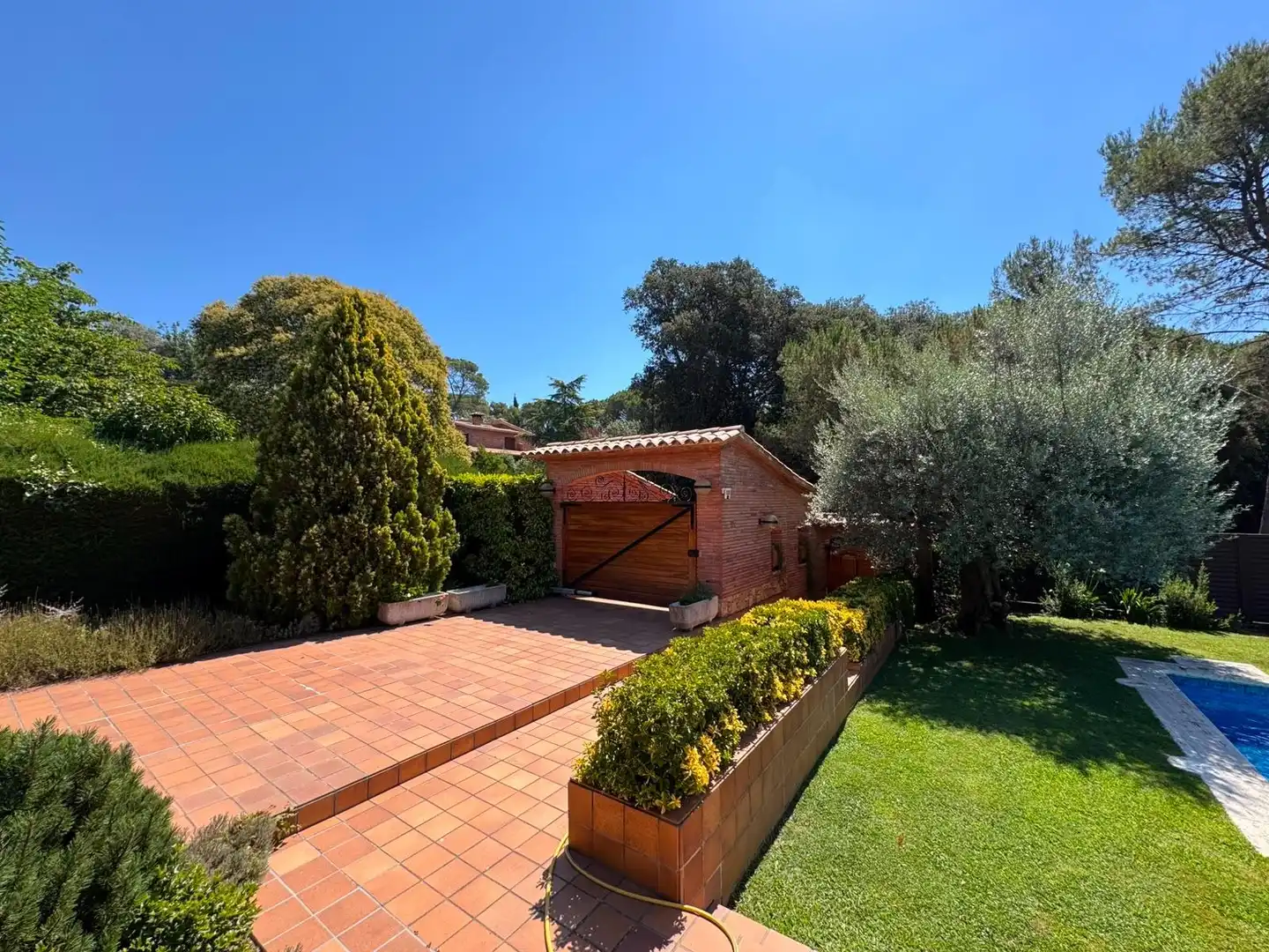 Jardín de Casa o chalet en venta en Santa Maria de Palautordera con Aire acondicionado, Calefacción y Jardín privado