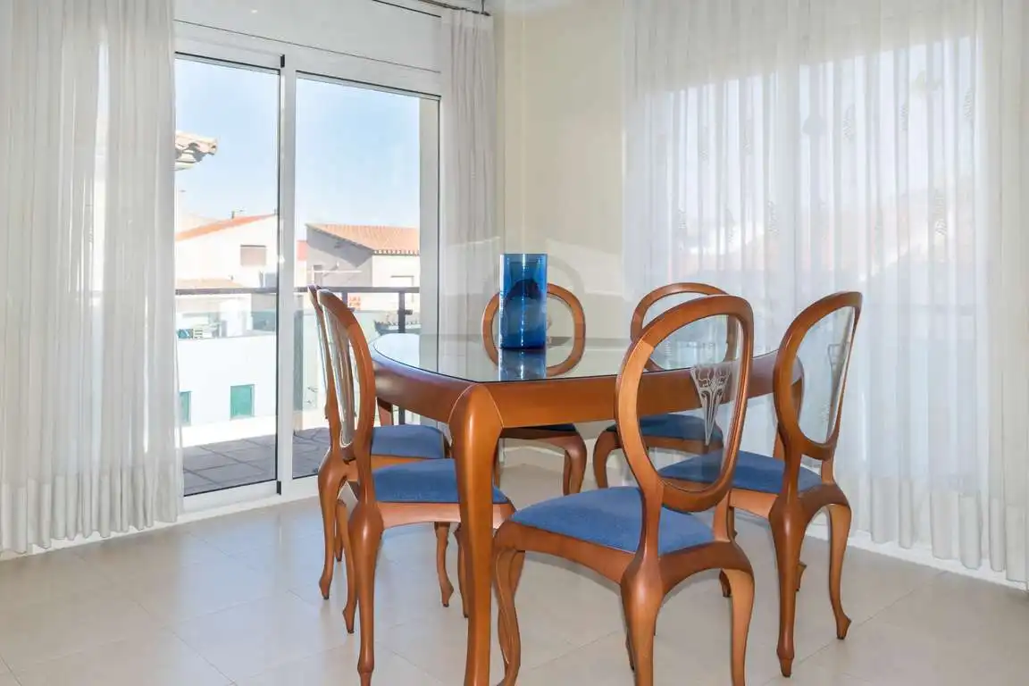 Dining room of Duplexes for sale in L'Escala  with Heating, Terrace and Furnished
