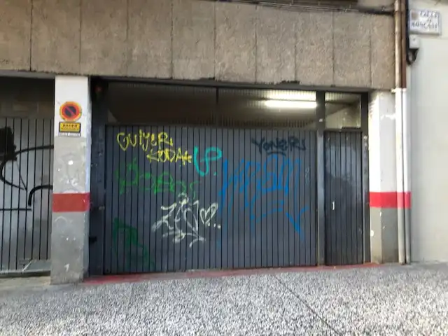 Vista exterior de Garaje en venta en Zaragoza