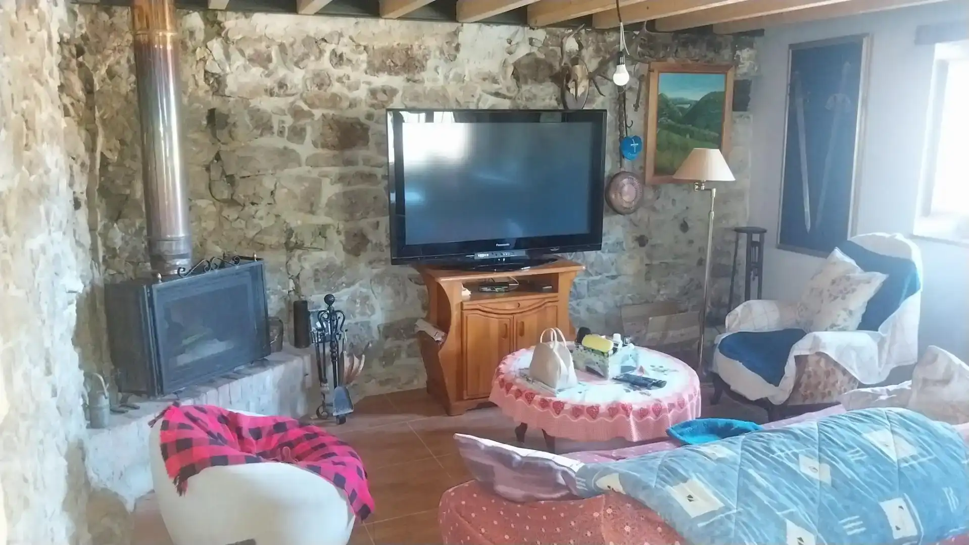 Sala de estar de Casa adosada en venta en Cangas de Onís