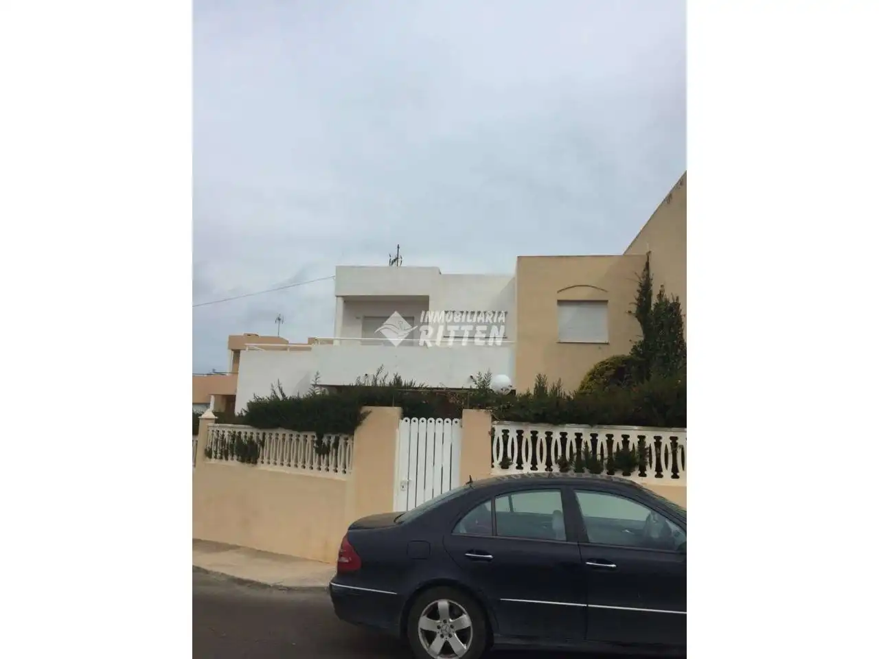 Vista exterior de Casa o chalet en venta en Cartagena con Jardín privado, Terraza y Piscina