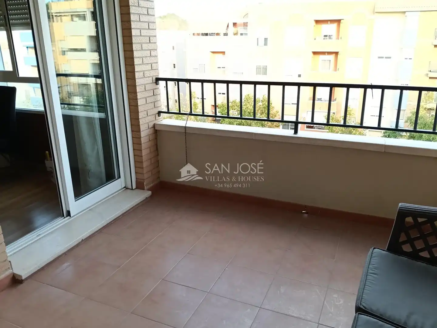 Balcony of Flat for sale in Aspe  with Heating, Terrace and Storage room