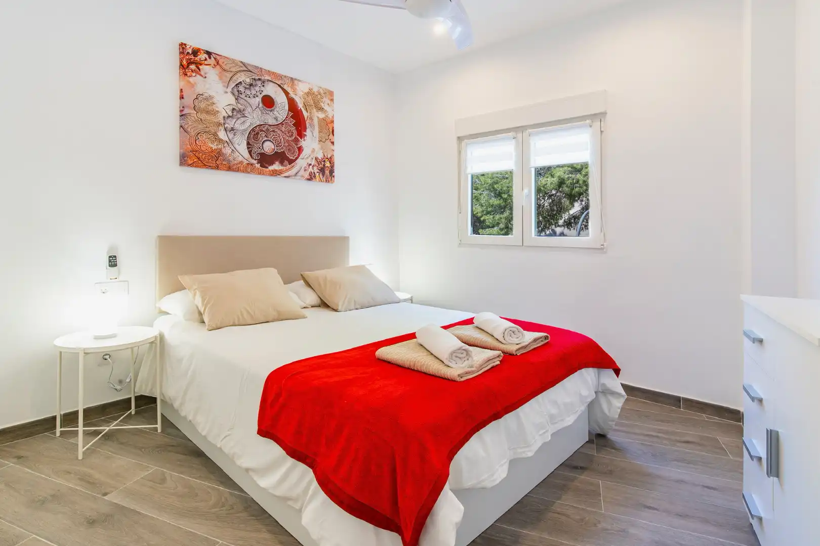 Schlafzimmer von Wohnungen zur Miete in Calvià mit Klimaanlage, Heizung und Möbliert