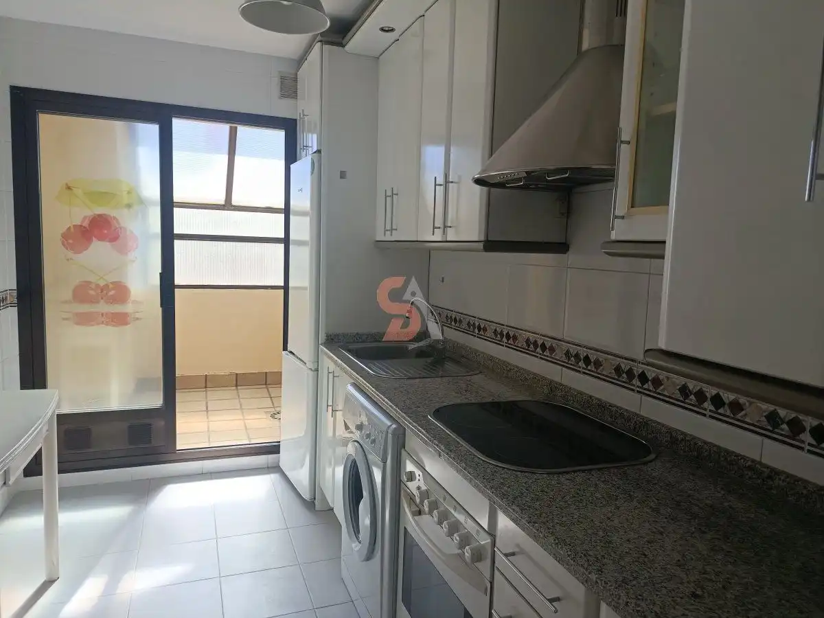 Kitchen of Flat for rent in Valladolid  with Heating, Terrace and Storage room