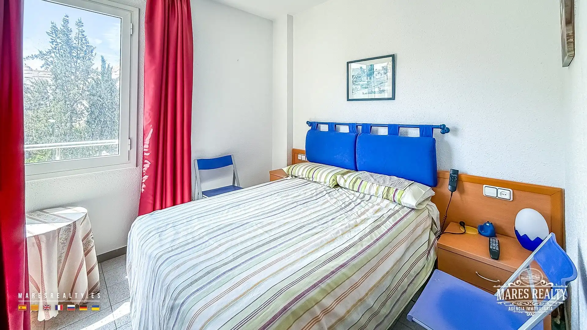 Bedroom of Flat for sale in Lloret de Mar  with Air Conditioner, Heating and Furnished