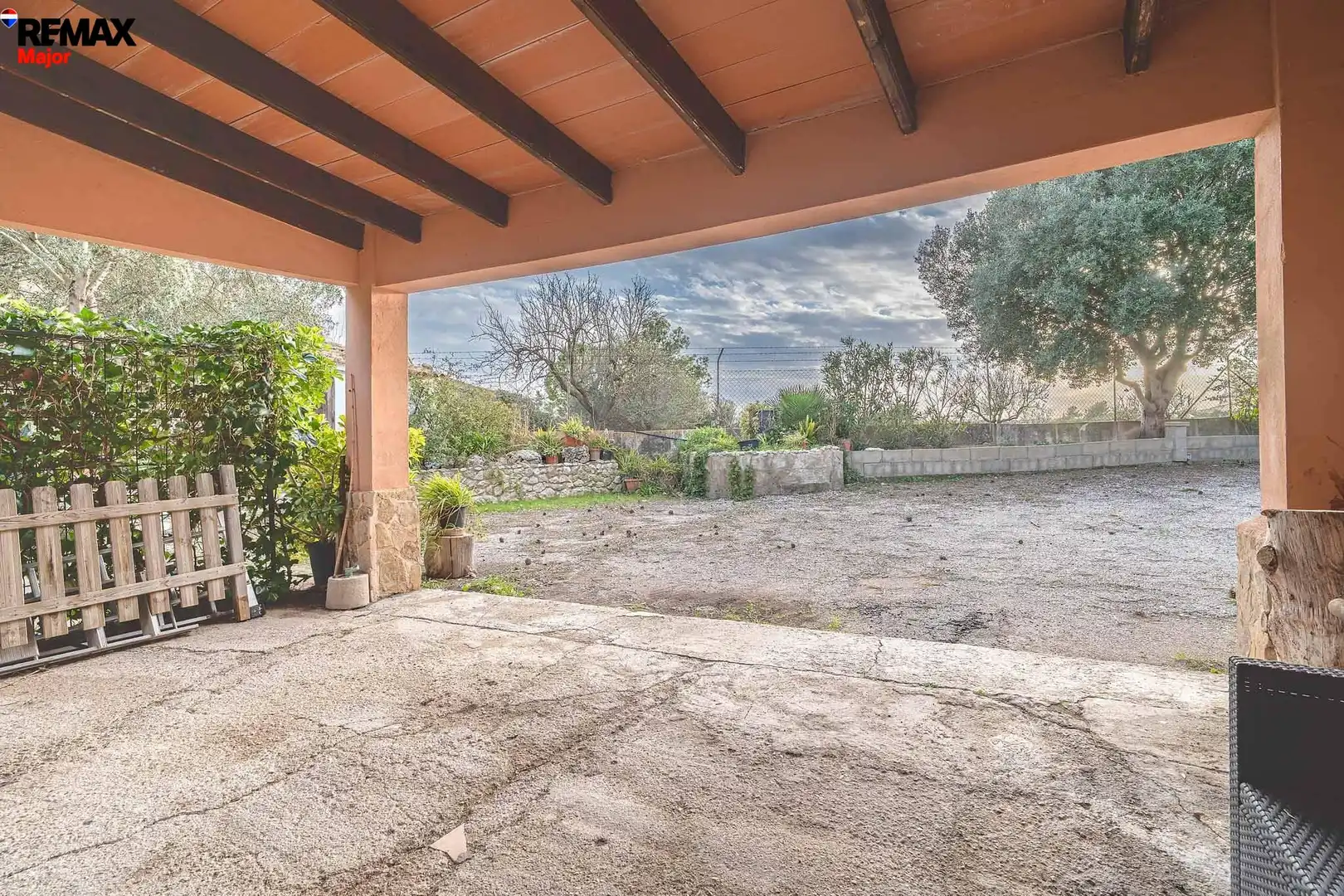 Terrasse von Country house zum Verkauf in Inca mit Klimaanlage, Privatgarten und Schwimmbad