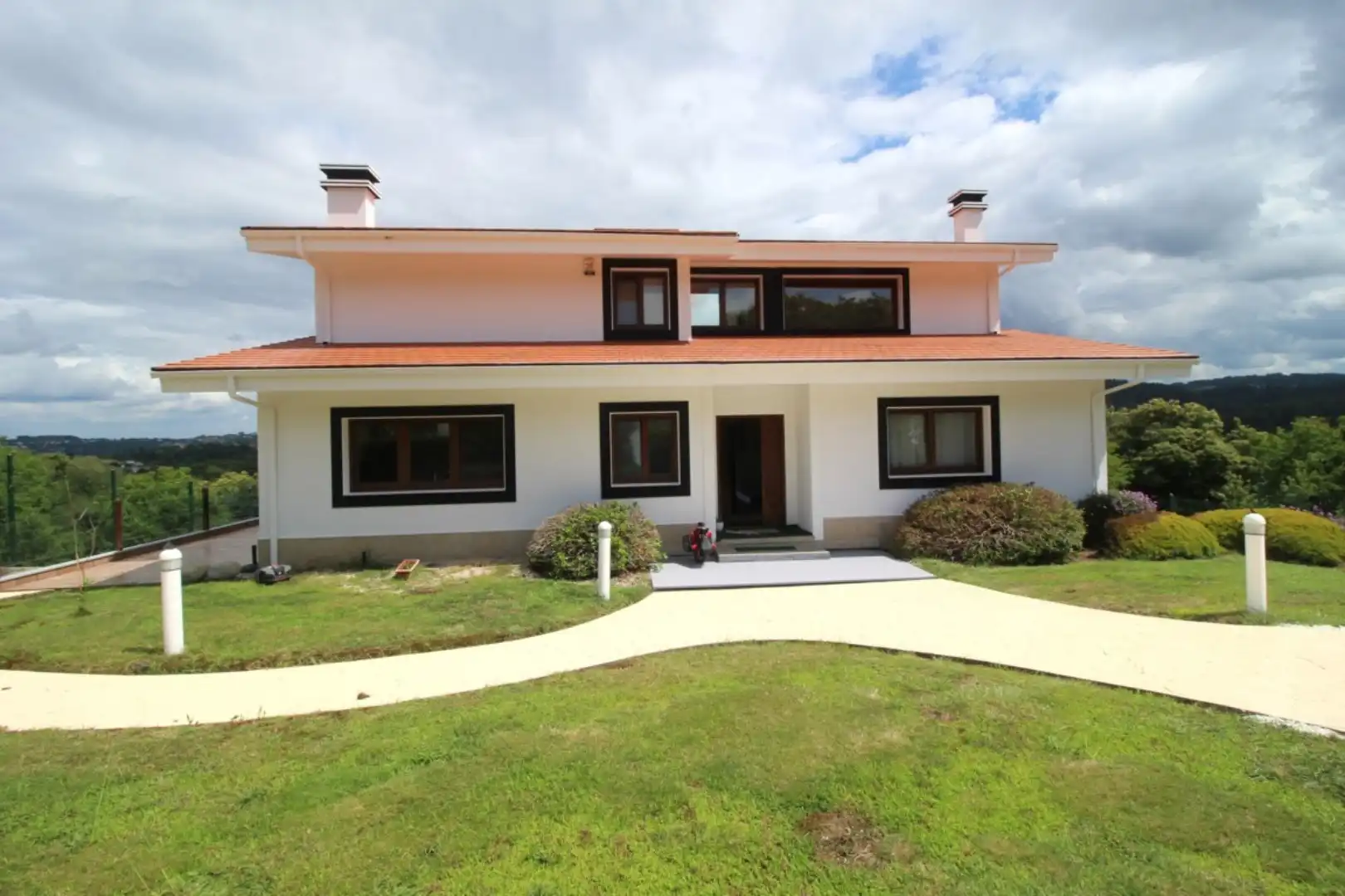 Exterior view of Houses for sale in Betanzos  with Heating, Terrace and Storage room