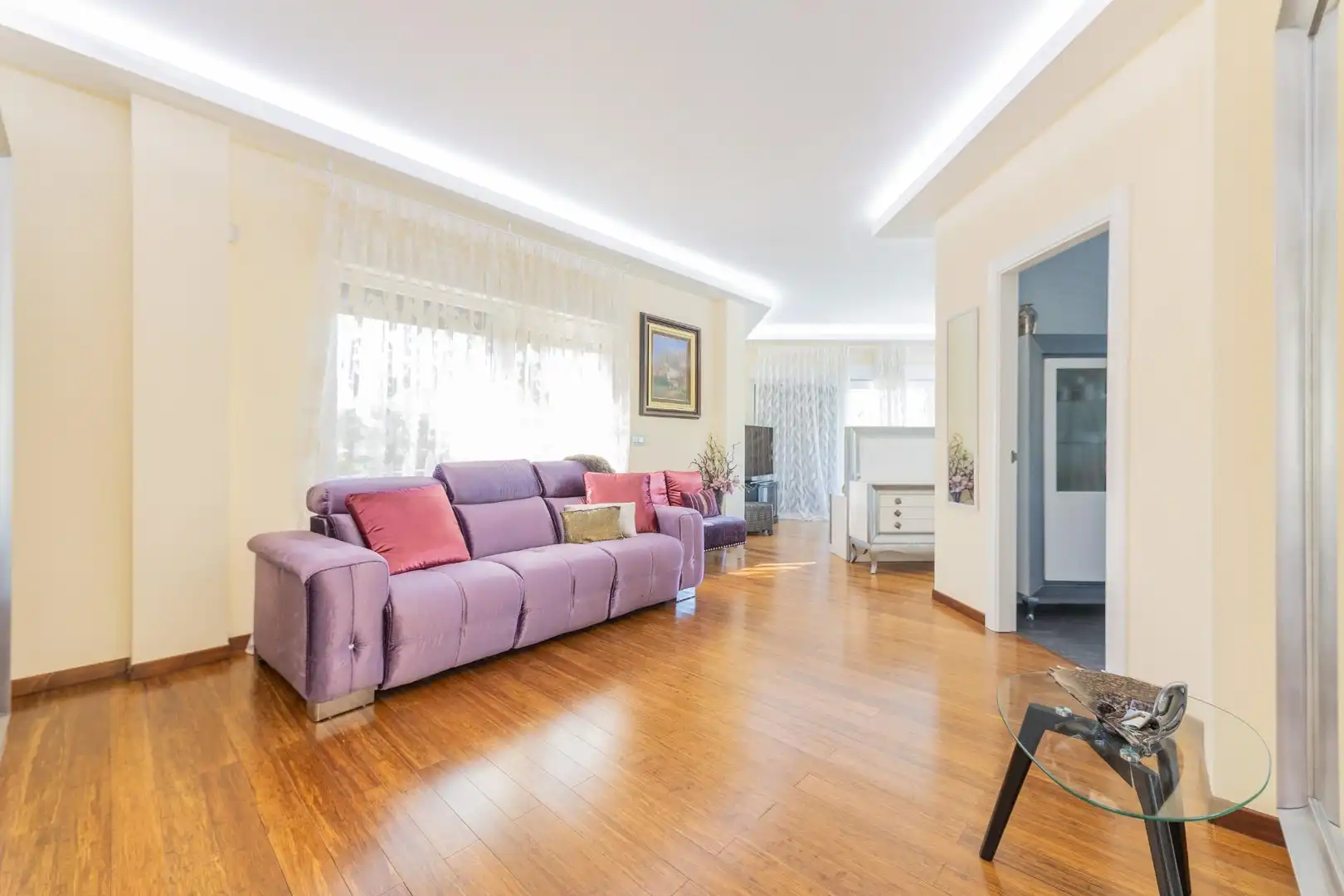 Sala de estar de Casa o chalet en venta en Altea con Aire acondicionado, Jardín privado y Terraza