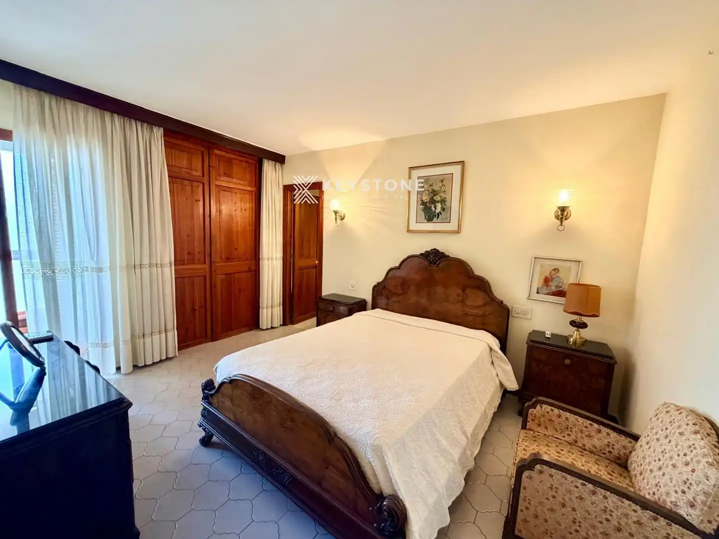 Schlafzimmer von Wohnung zur Miete in  Palma de Mallorca mit Klimaanlage und Terrasse