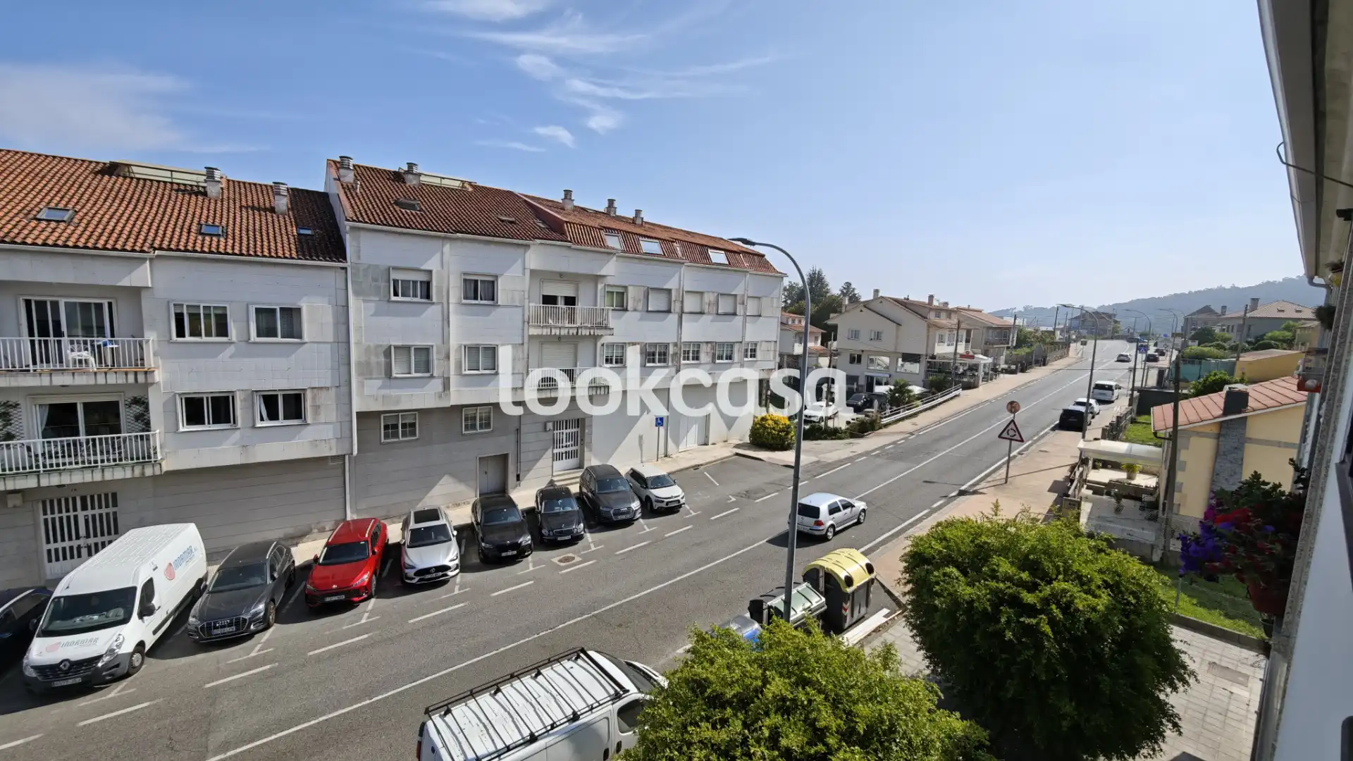 Vista exterior de Piso en venta en Poio con Calefacción, Parquet y Horno