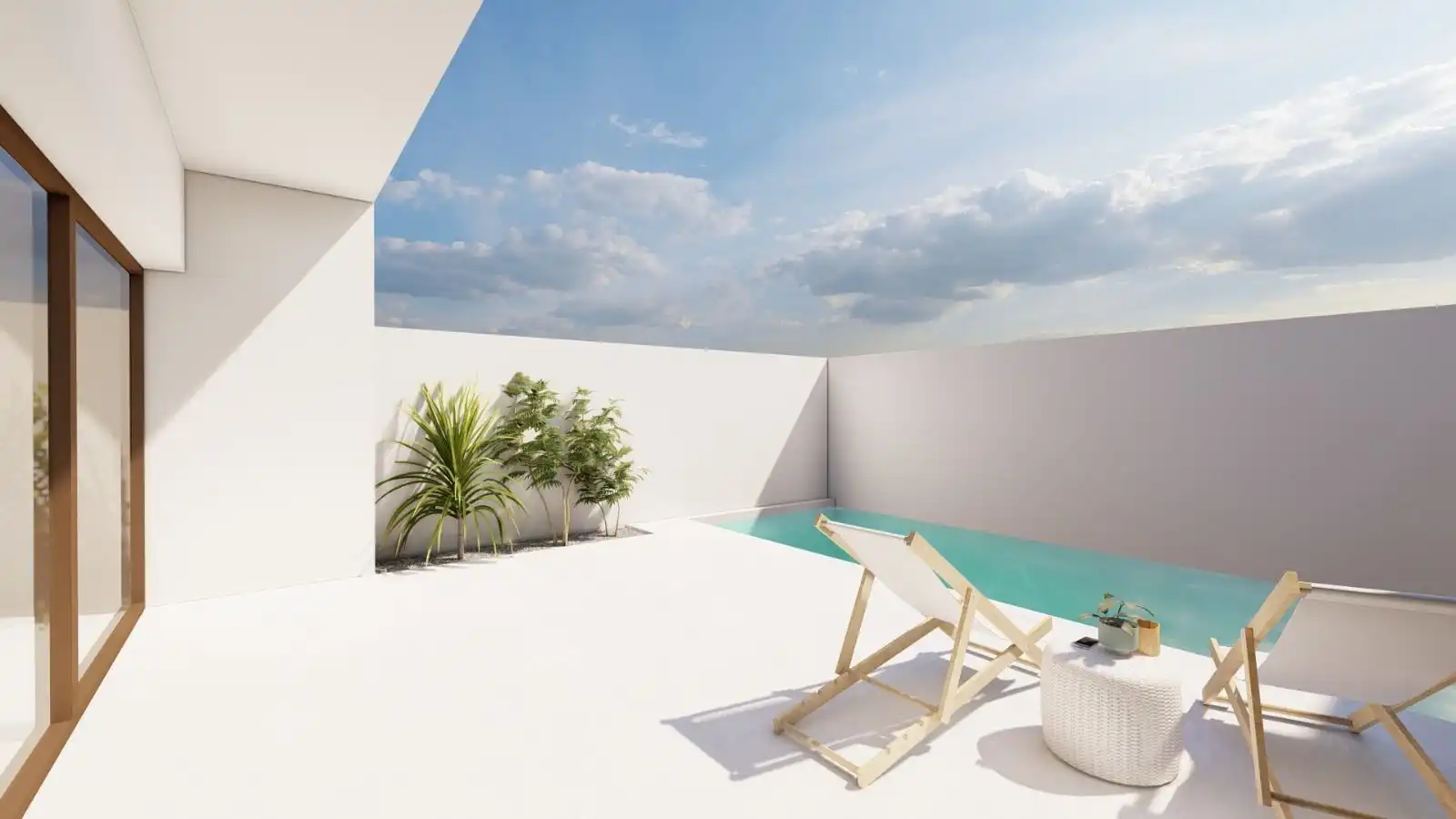 Terraza de Dúplex en venta en San Javier con Aire acondicionado, Calefacción y Jardín privado