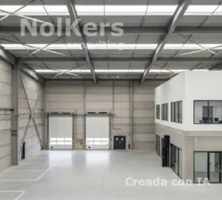 Außenansicht von Fabrikhallen zur Miete in Martorell mit Heizung
