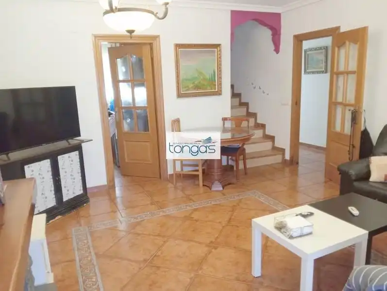 Sala d'estar de Àtic en venda en Xàtiva amb Aire condicionat, Calefacció i Terrassa