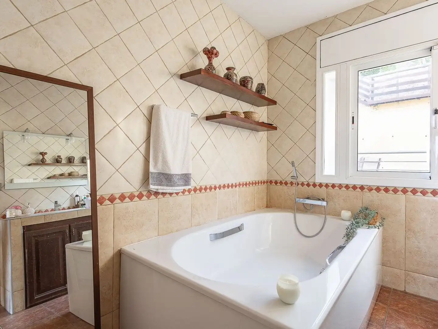 Baño de Casa o chalet en venta en Santa Susanna con Aire acondicionado, Jardín privado y Terraza