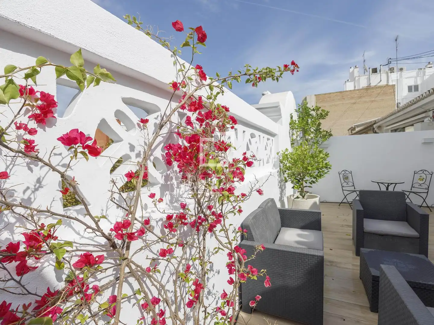 Terrassa de Àtic de lloguer en Valencia amb Aire condicionat, Calefacció i Parquet