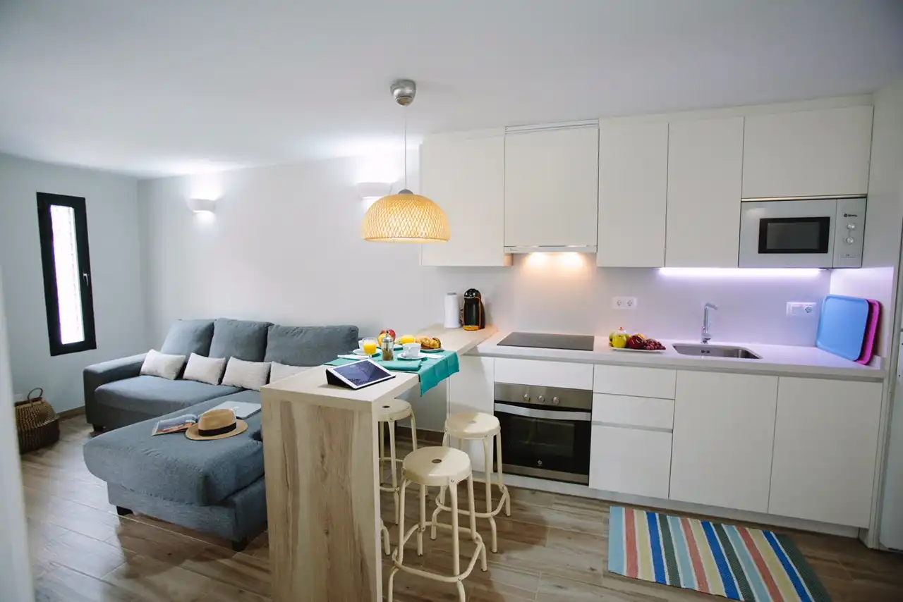 Cocina de Apartamento en venta en San Bartolomé de Tirajana con Aire acondicionado, Jardín privado y Terraza