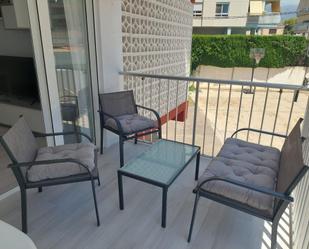 Terrassa de Apartament de lloguer en Benicasim / Benicàssim amb Aire condicionat, Calefacció i Jardí privat